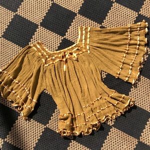 Gold Angel Wing Blouse